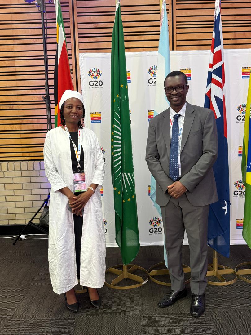 Hon Senanu and Charity at ACWG